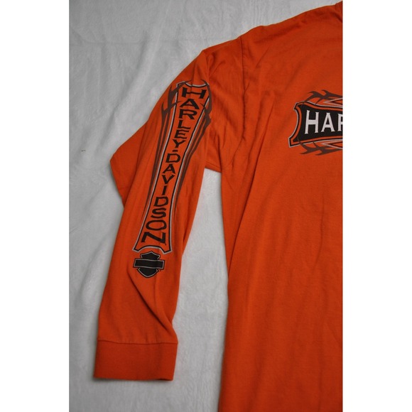 Harley-Davidson Shirt Mens XL Long Sleeve Javelina Boerne Texas Motorcycle - Picture 5 of 10
